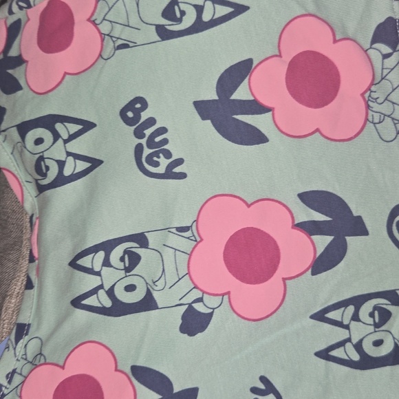 Bluey Kids Dress with Floral Print - Picture 4 of 4